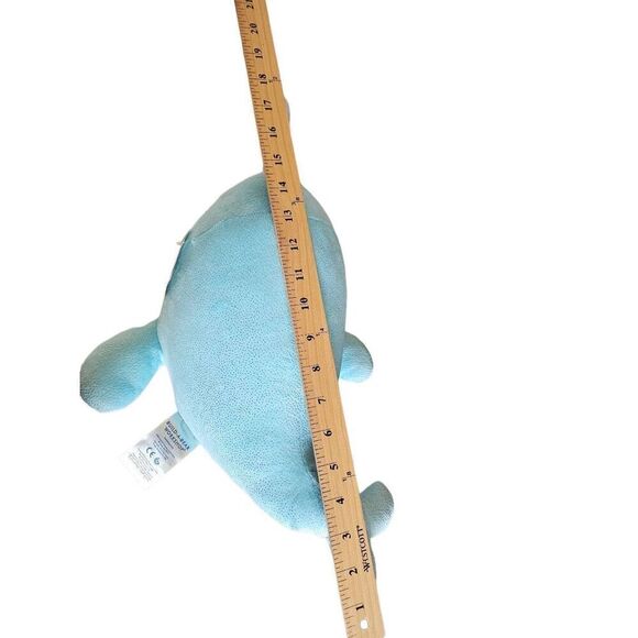 Build a bear blue sparkle Narwhal plush - Picture 6 of 6